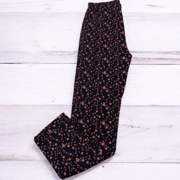 Pepco Full length Soft Cotton leggings Skinny Fit stretchy Black w Orange NWOT - Picture 3 of 5